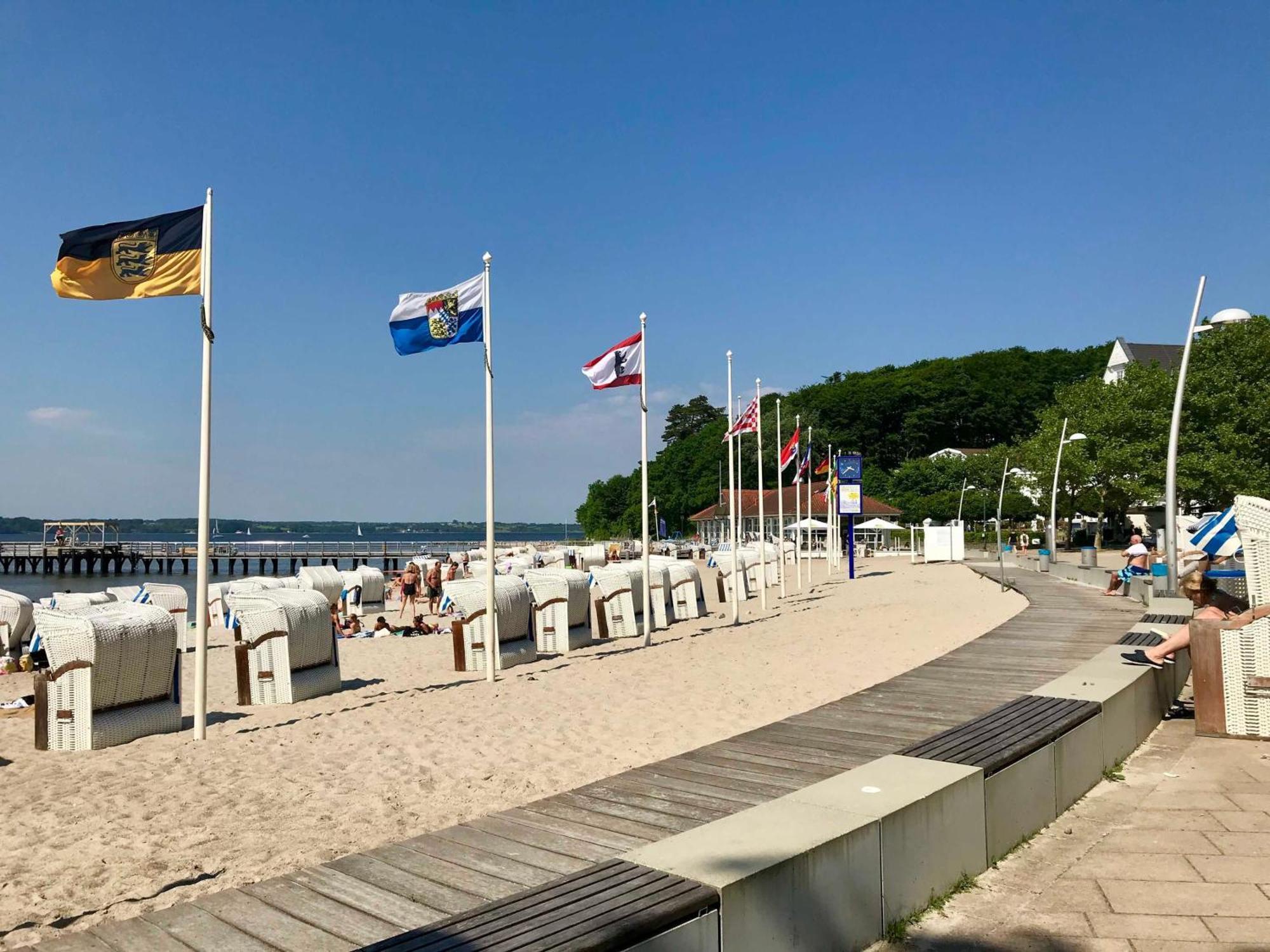 Ferienwohnung Skowronek Am Kurpark Glücksburg Kültér fotó